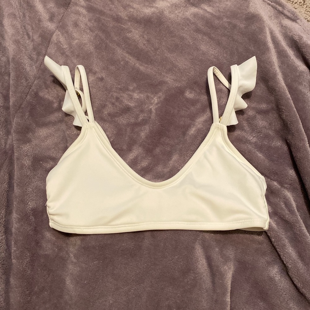 White bikini top